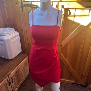 Francesca's Collections Red Mini Dress